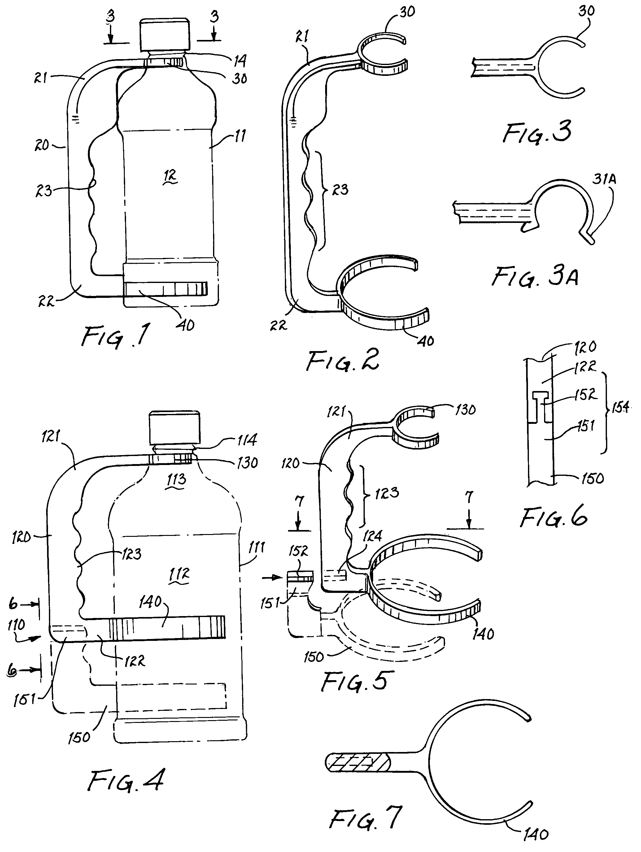 Portable device for holding a liquid container