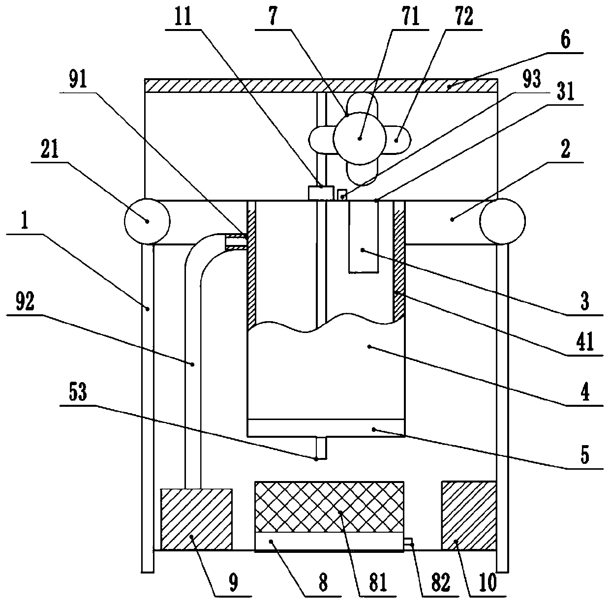 A fish cleaning device