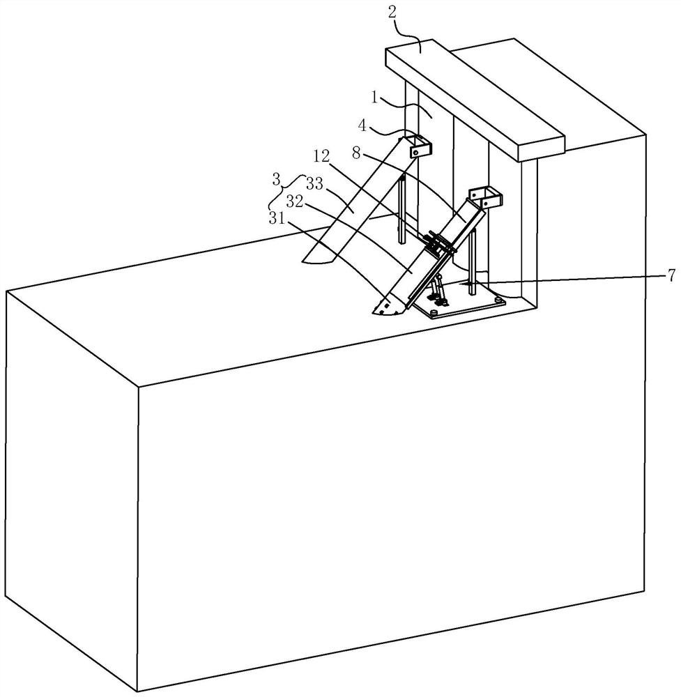 A construction method for foundation pit support of solidified diagonal braced piles at the bottom of piles using static pressure implantation method