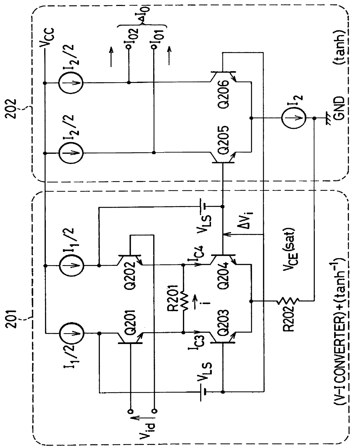 Operational transconductance amplifier and multiplier