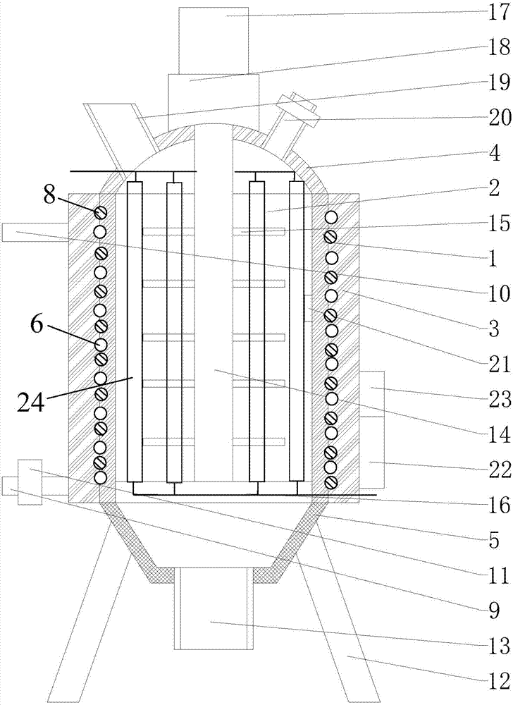 Chemical reaction kettle convenient for temperature adjustment