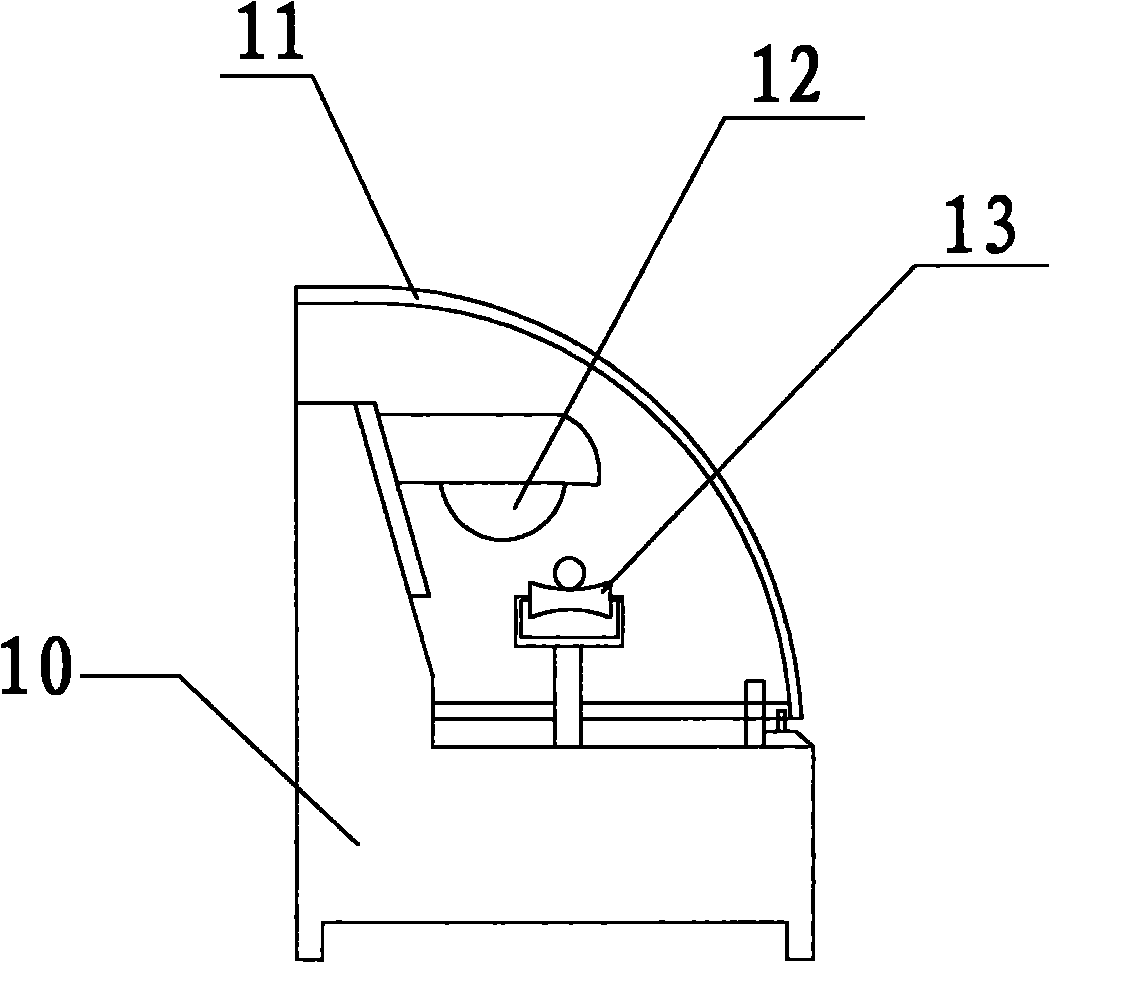 Cutting machine for metal tube