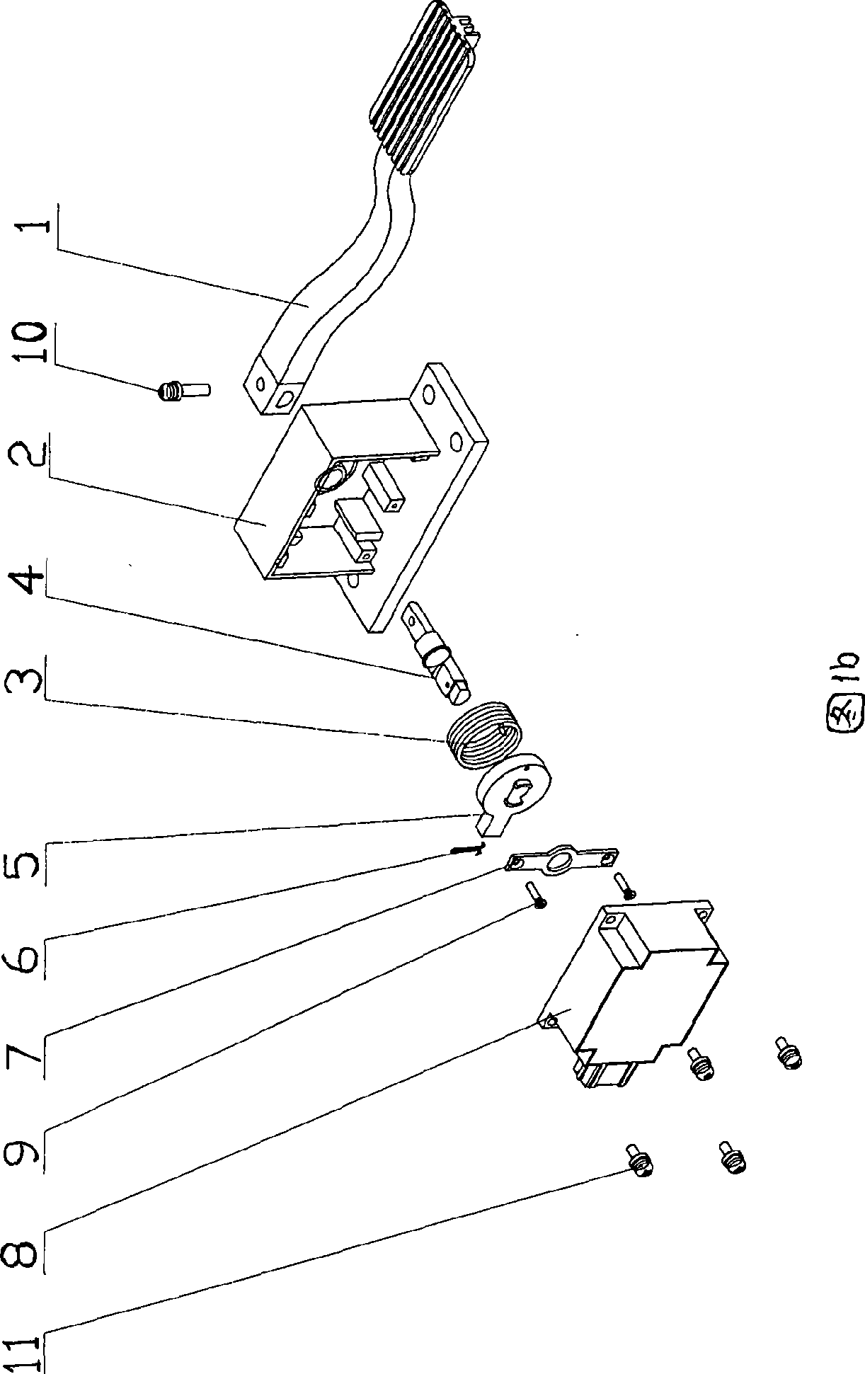 Non-contacting intelligent electric throttle