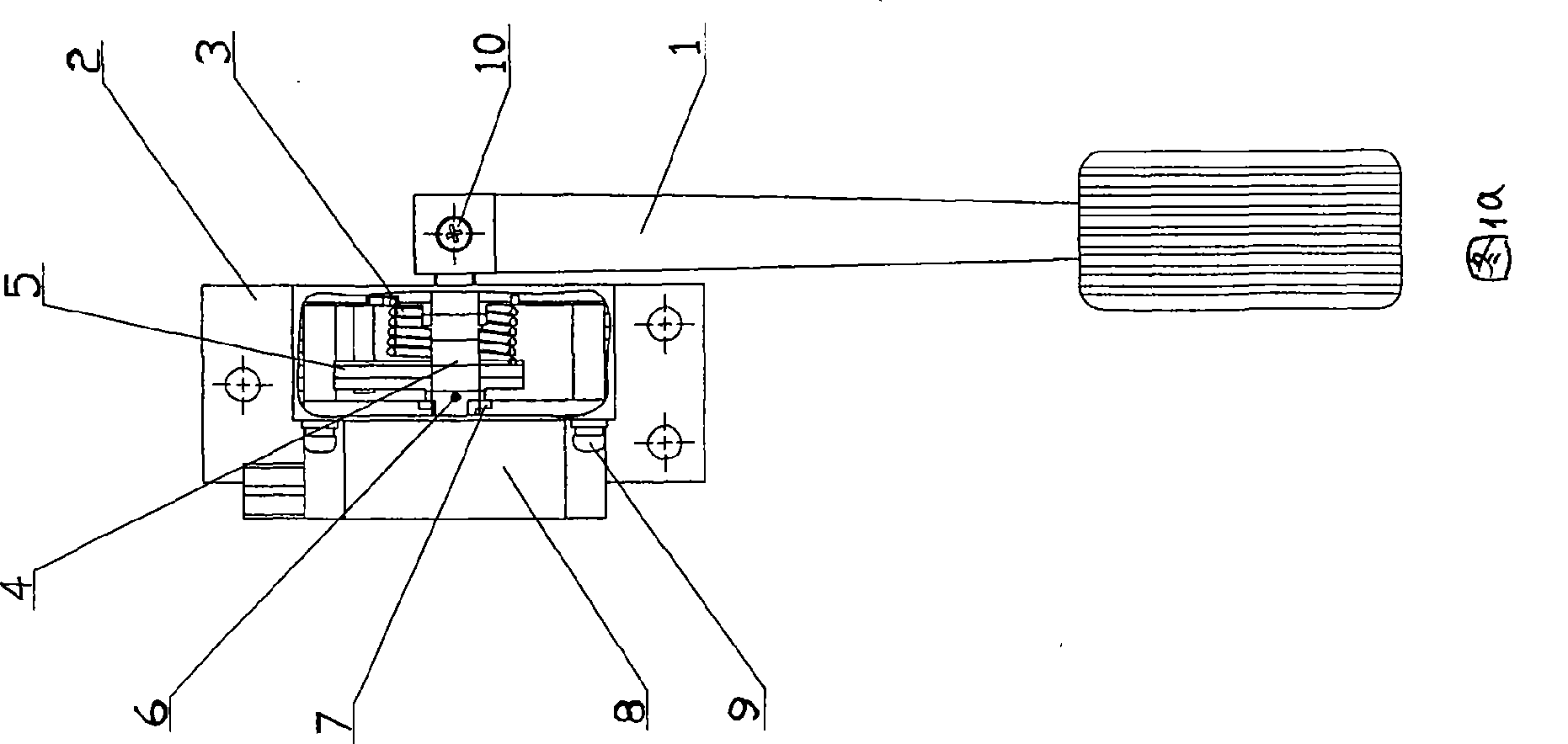 Non-contacting intelligent electric throttle