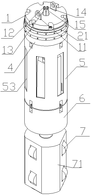 Coalbed methane downhole fuel cell heating equipment