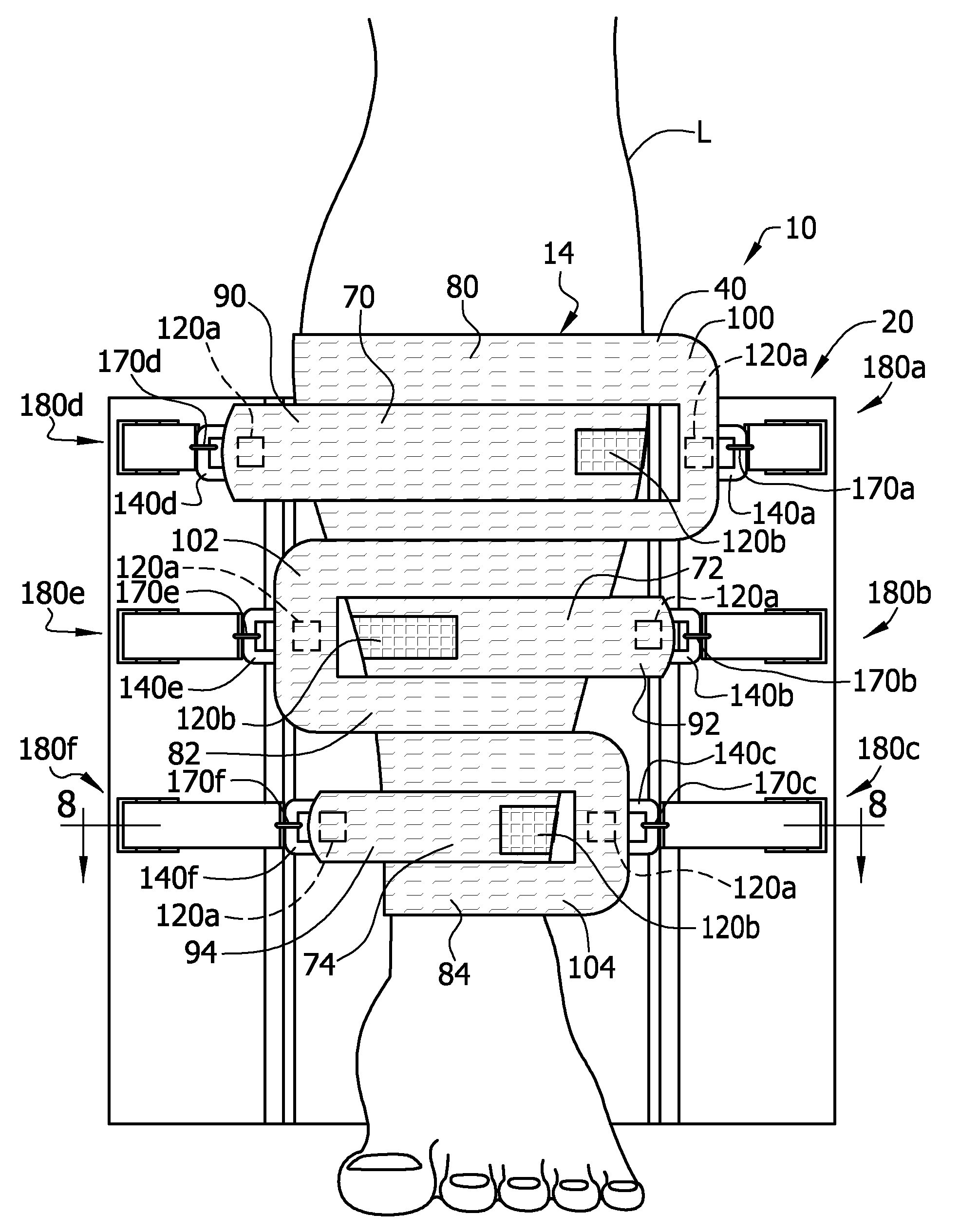 Hybrid compression garmet