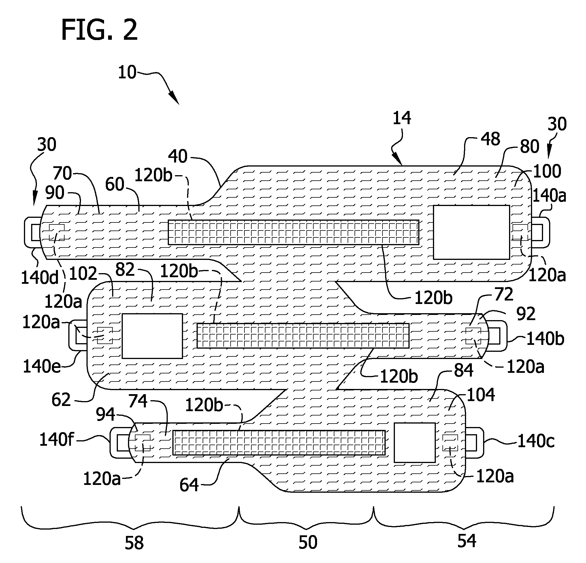 Hybrid compression garmet