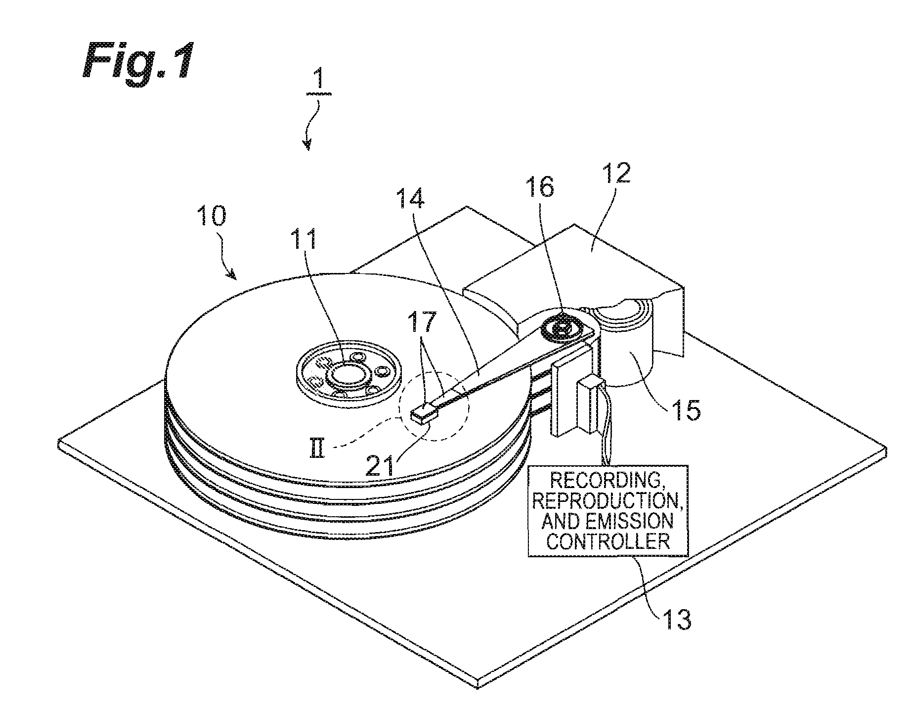 Thermally assisted magnetic head, head gimbal assembly, and hard disk drive