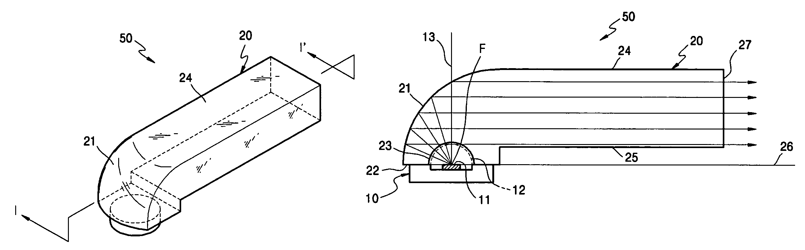 Illumination unit using LED and image projecting apparatus employing the same