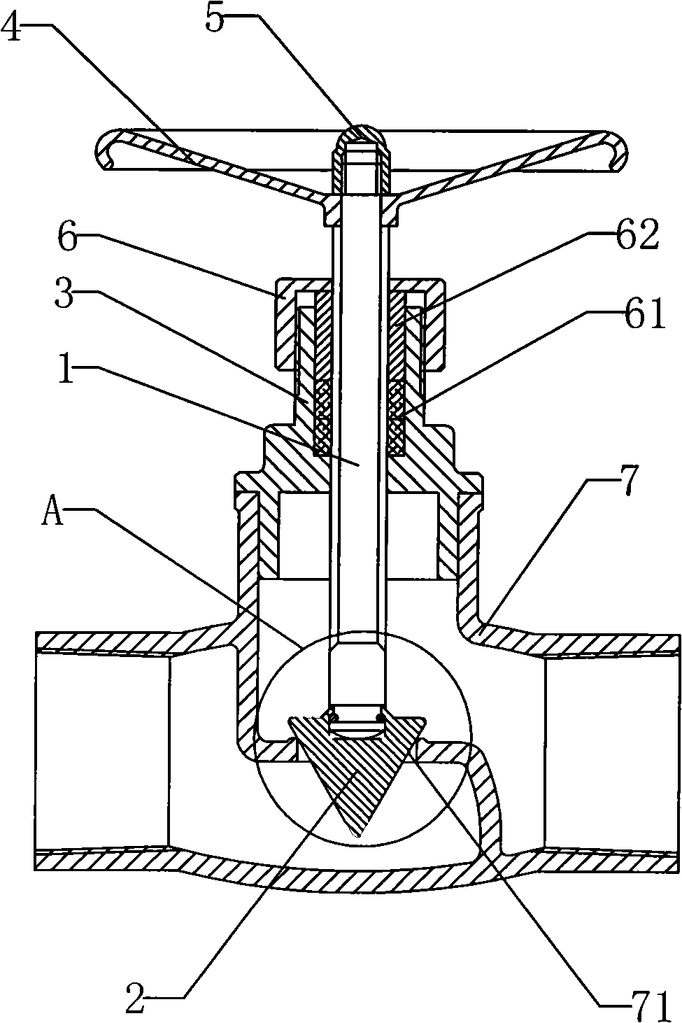 Multifunctional civil stop valve