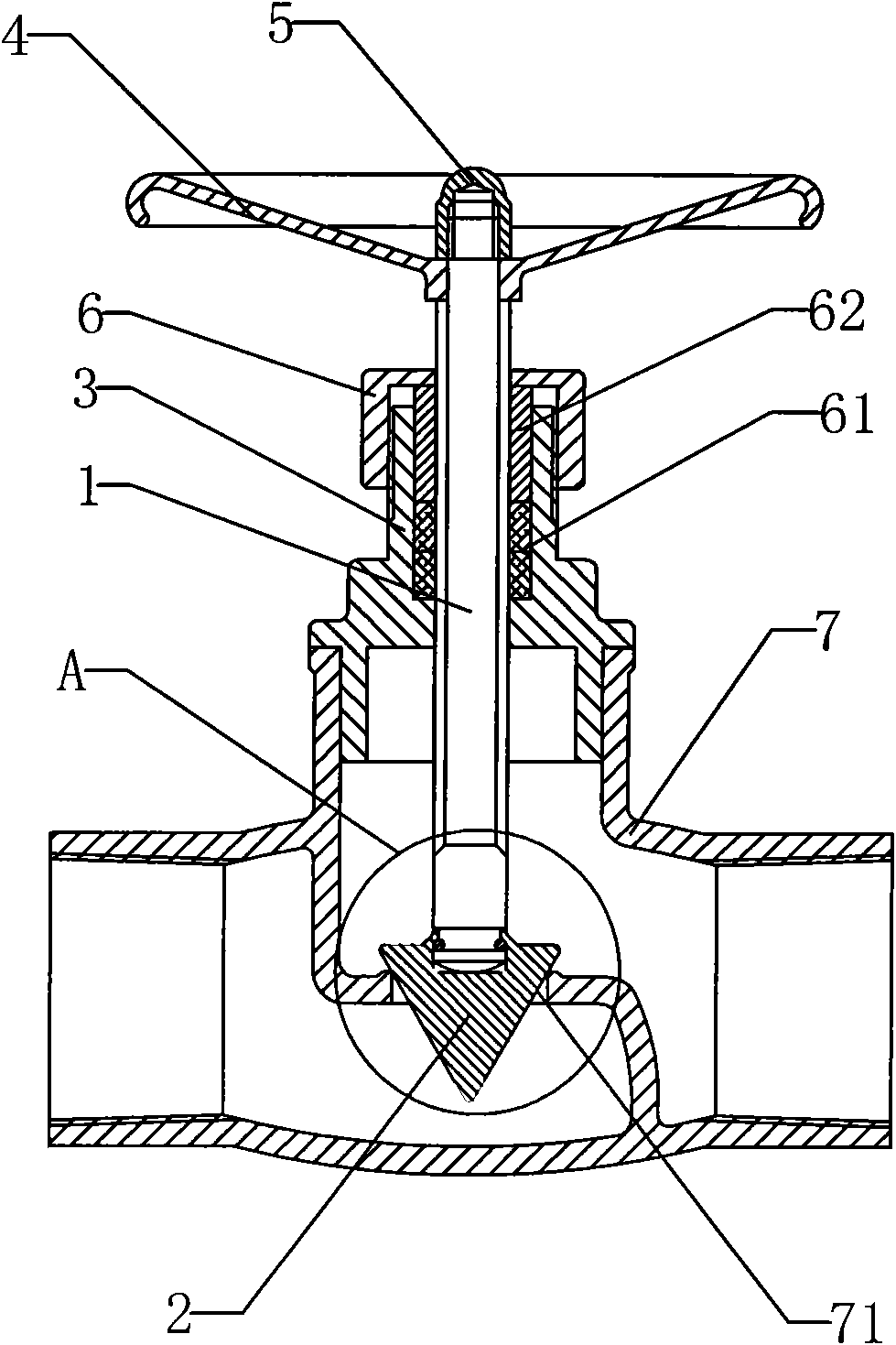 Multifunctional civil stop valve