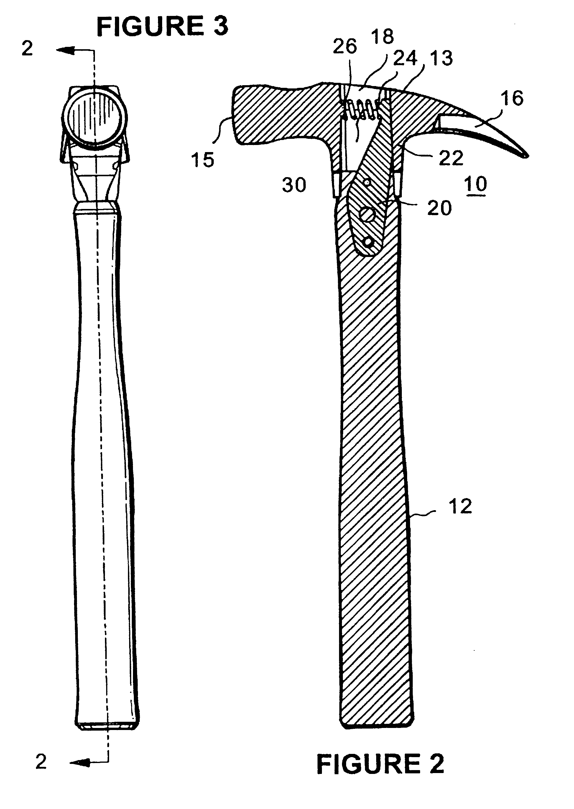 Recoiling striking device