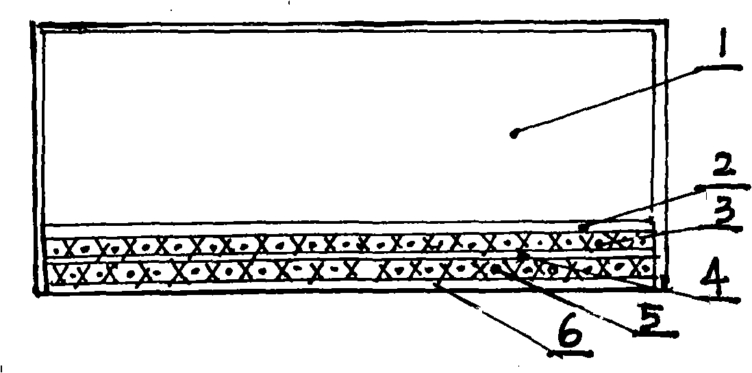 Method for preparing light high-strength composite trench cover