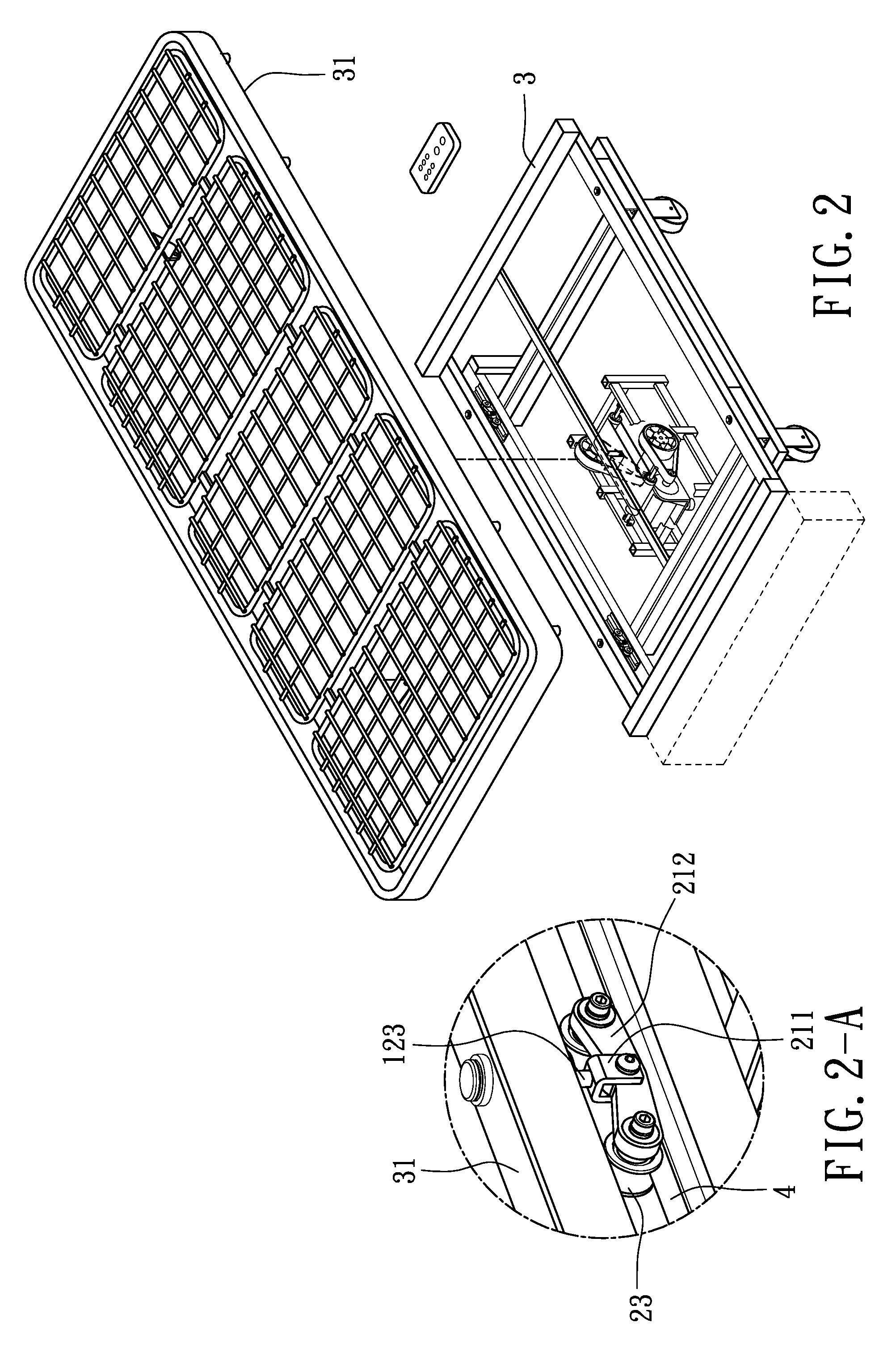 Wheel suspension mechanism