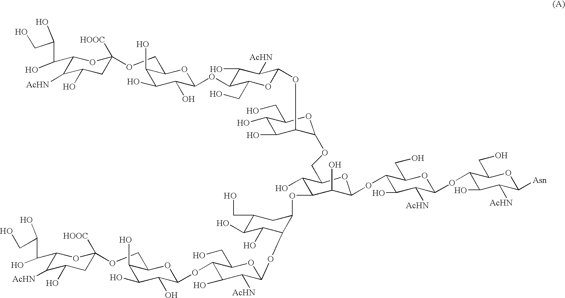 Process for producing sugar peptide having asparagine sugar chain and the sugar peptide