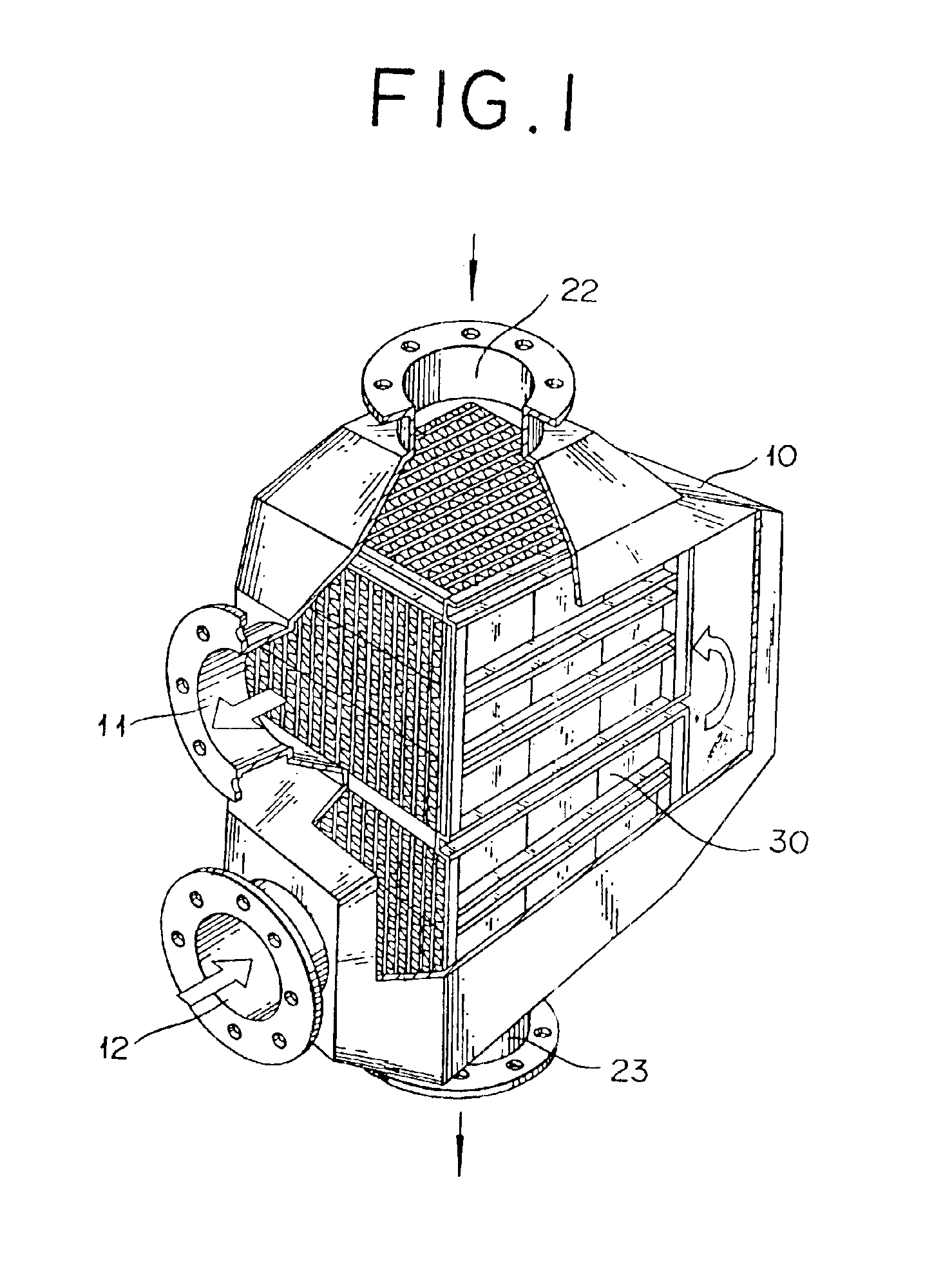 Method for preventing plate type heat exchanger from blockage