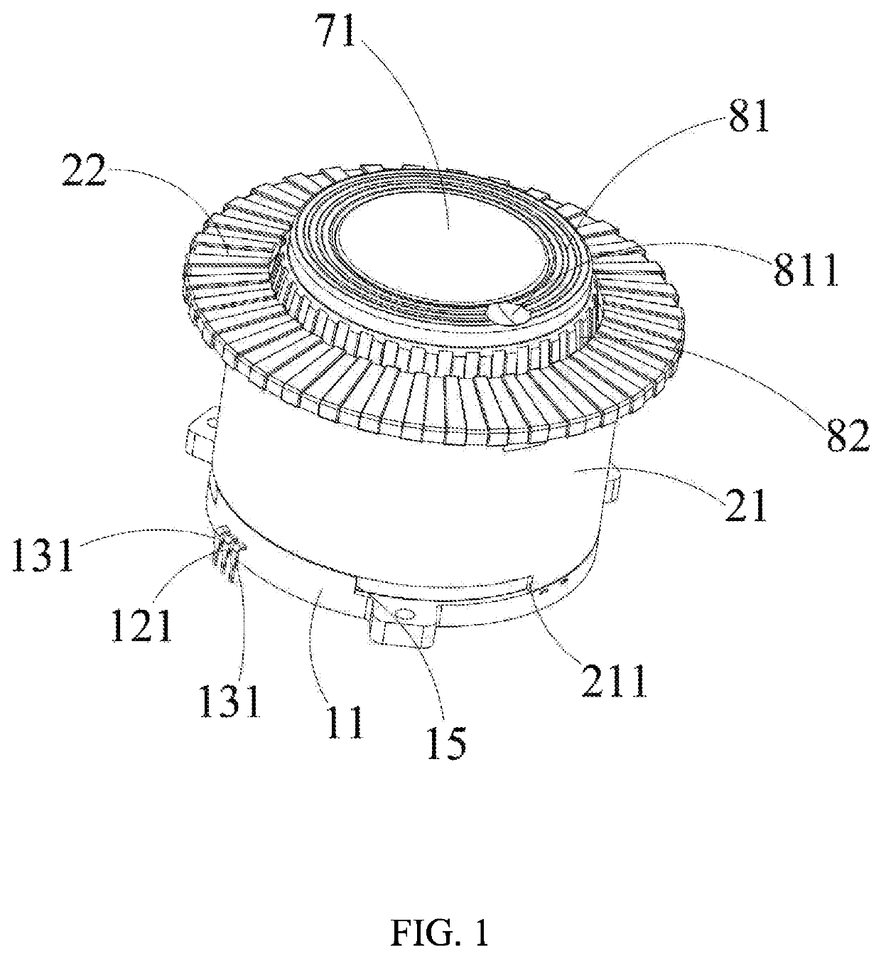 Multifunctional push knob