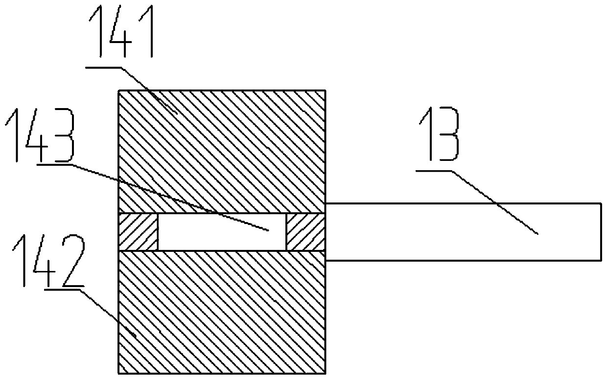 Calibration and clamping device and calibration method for temperature and humidity sensor of Internet of Things of electric equipment