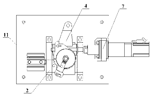 Regulating device for rear end cover of automotive automatic slack adjuster