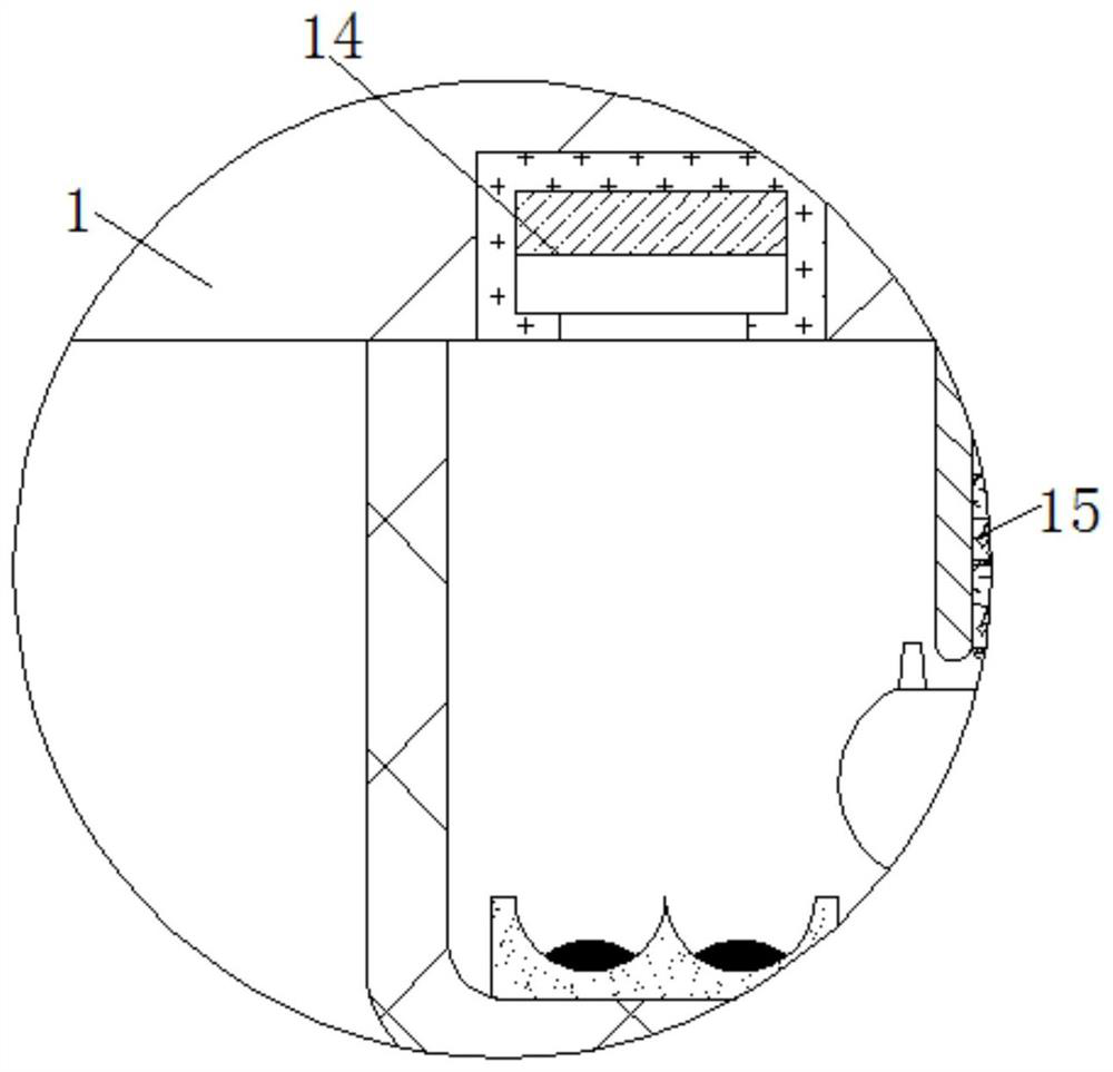 Cosmetic vending machine fire extinguishing device based on light sensation control