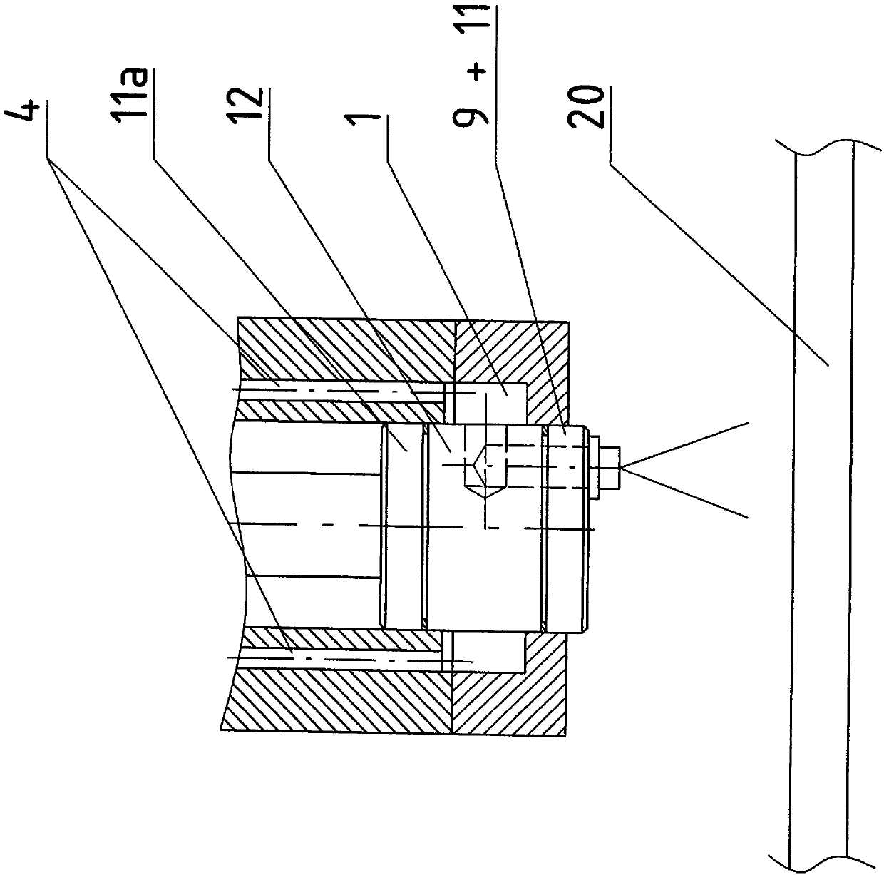 Apparatus for descaling the surface of ingots or rolled products