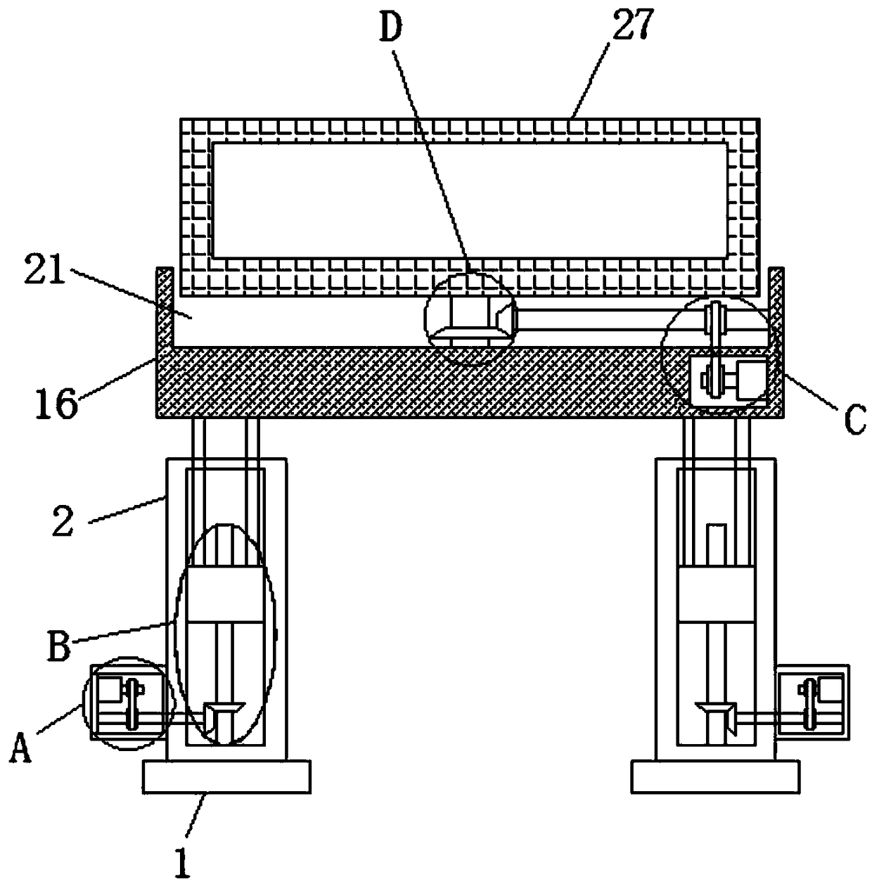 Simple device for directly detecting hepatitis B core antigen