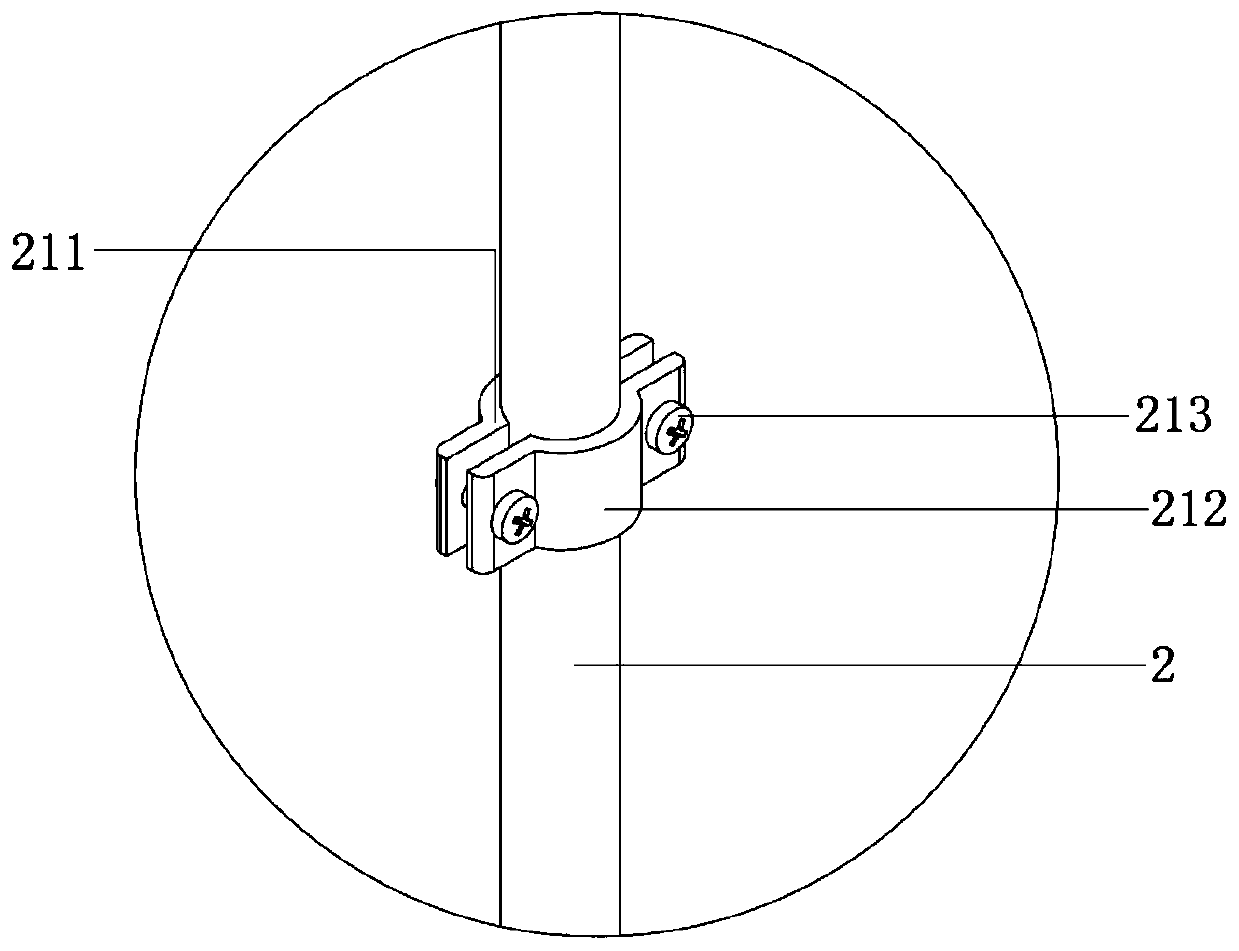 Wall surface connecting and leveling device for wall-hung keel of ceramic tile concrete integrated plate