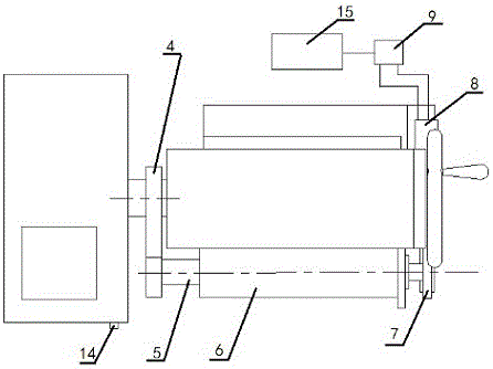 Cylinder driving type digital controlled lathe tailstock automatic feeding control method capable of achieving floating tapping