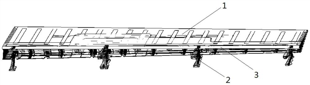 Rigidity control method for aircraft high lift device