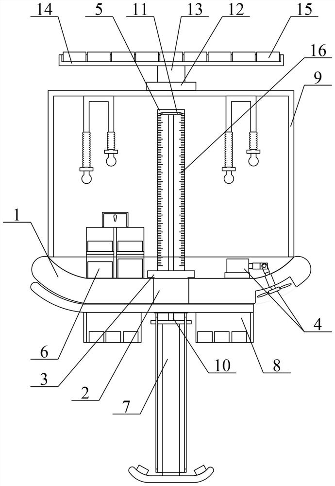 Multifunctional water level monitoring device for hydraulic engineering