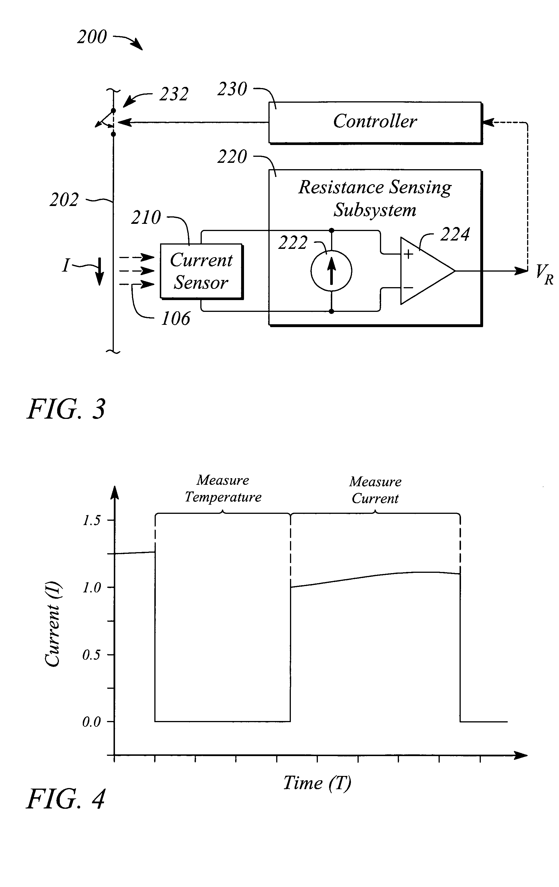 Multiplexed dual-purpose magnetoresistive sensor and method of measuring current and temperature