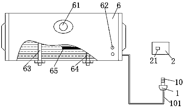 Household electric water heater