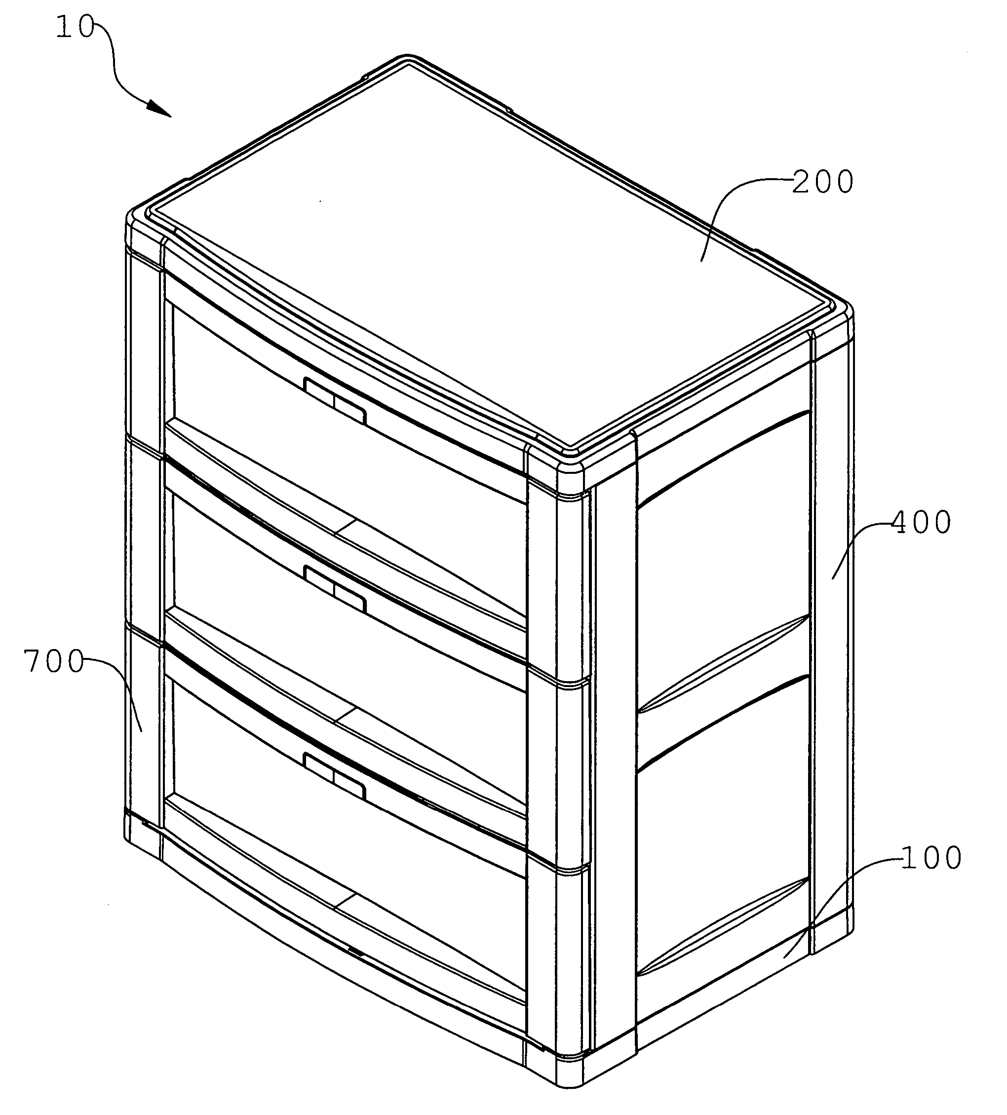 Drawer cabinet storage kit