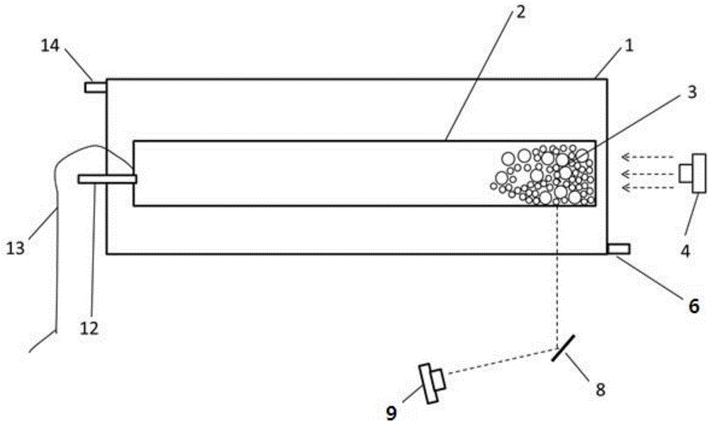 Riverbed bed load vertical section separating model test device and use method thereof