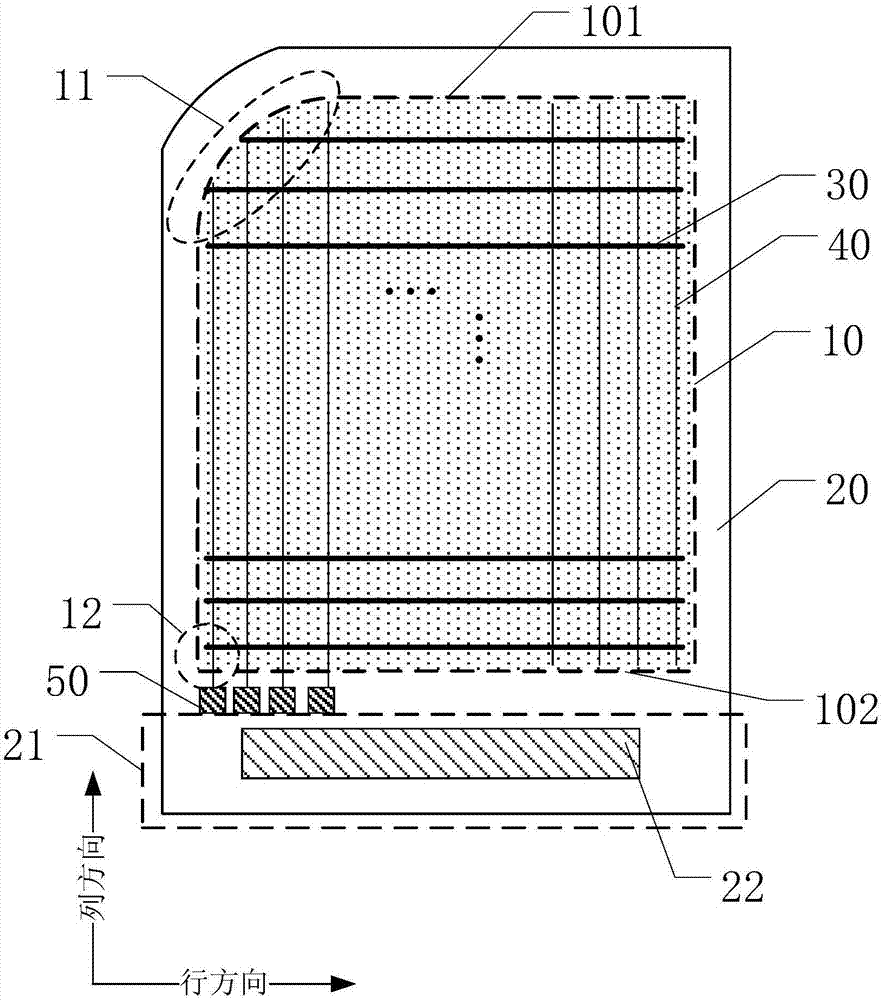 Special-shaped display panel and display device