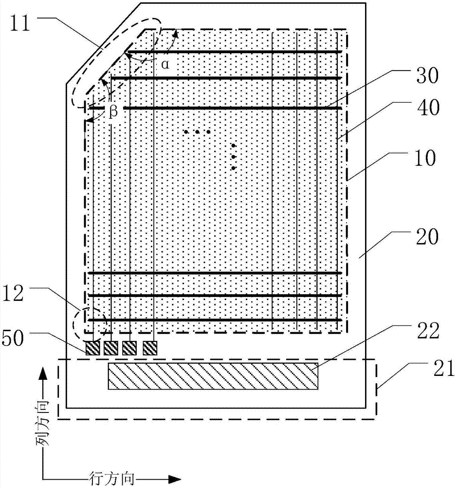 Special-shaped display panel and display device