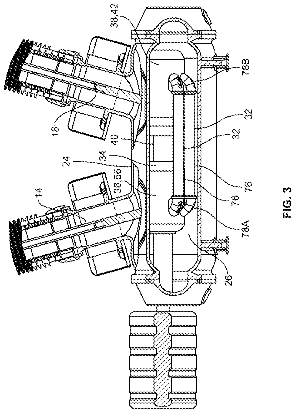 Circuit breaker having internal transient recovery voltage capacitor assembly