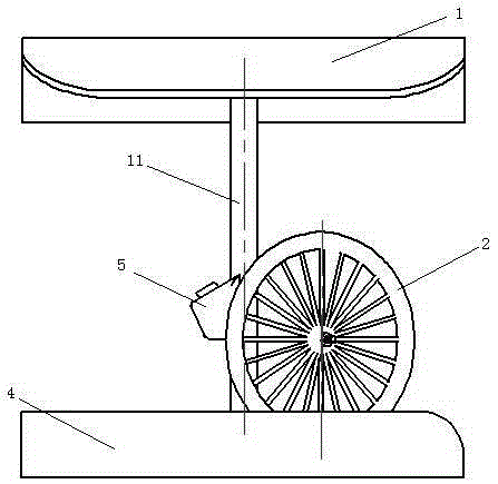 An embedded bicycle parking space