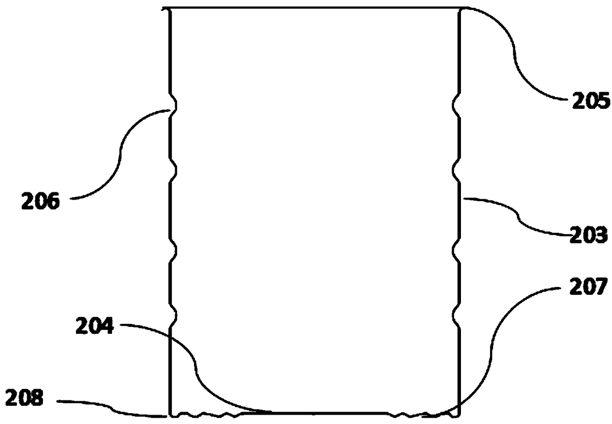 A kind of preparation method of large-diameter packaging tank and its products