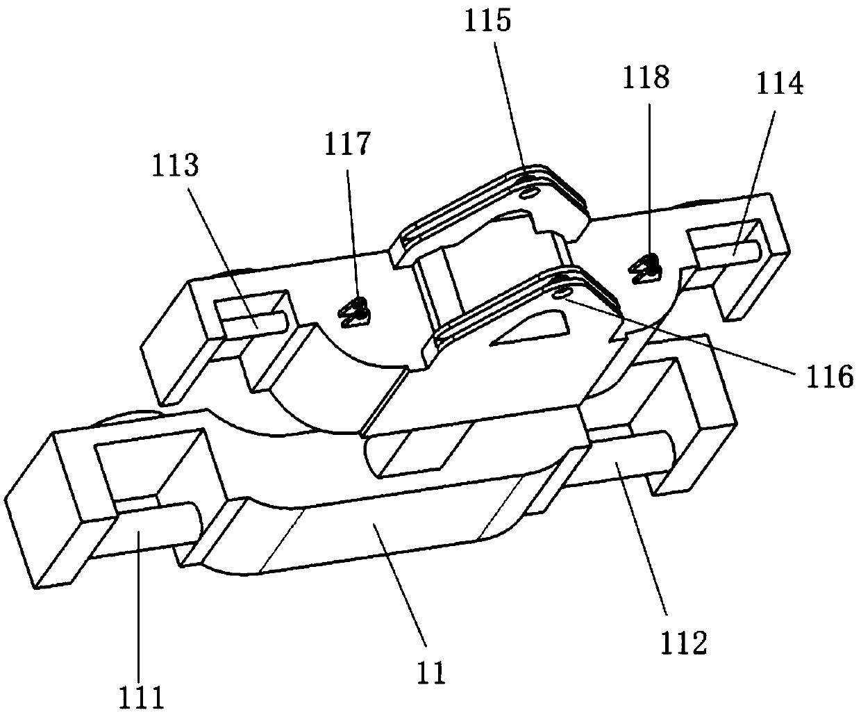 Leg crawler type liftable stepping chassis for engineering machinery and method for controlling leg crawler type liftable stepping chassis