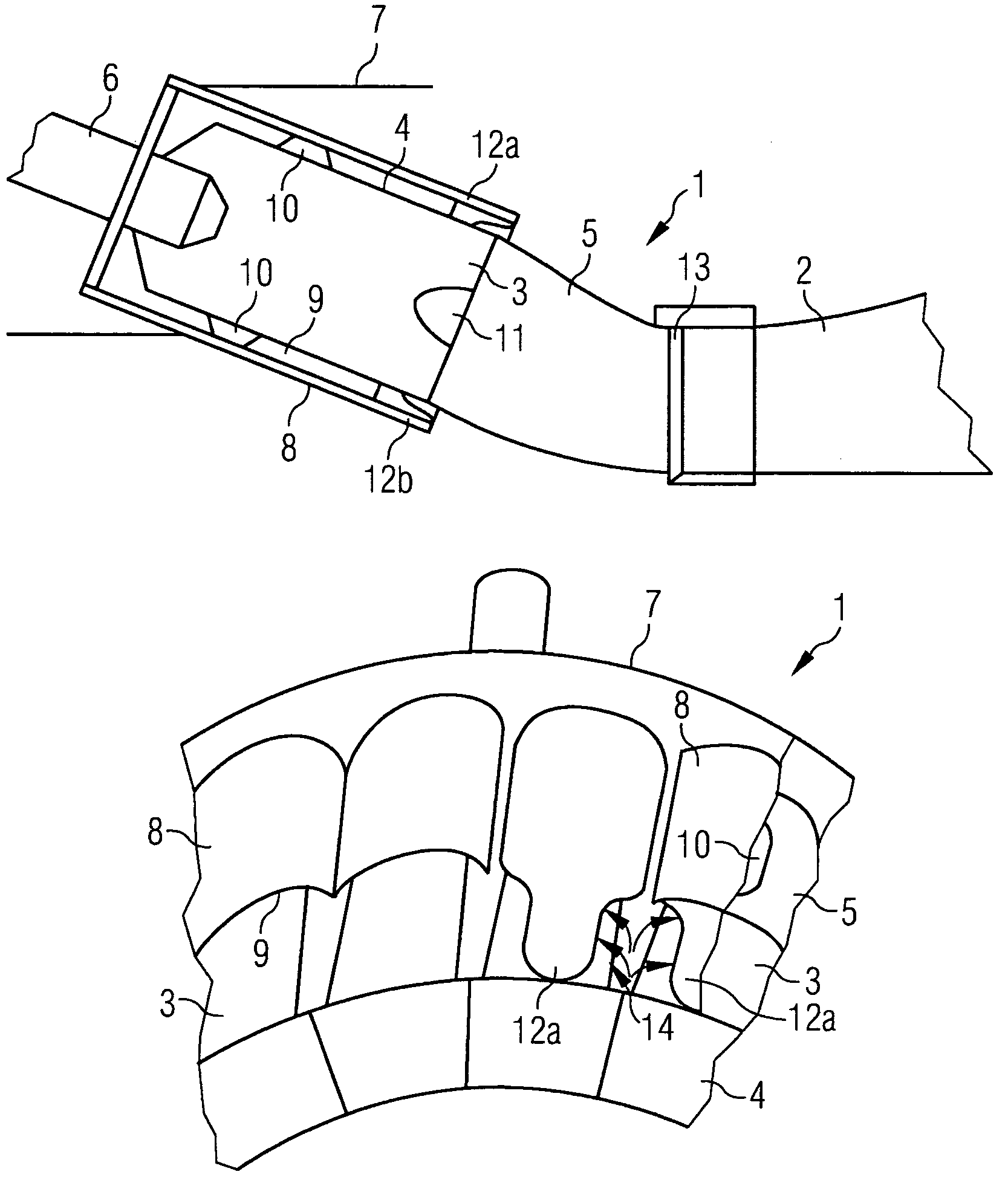 Collar for a combustion chamber of a gas turbine engine