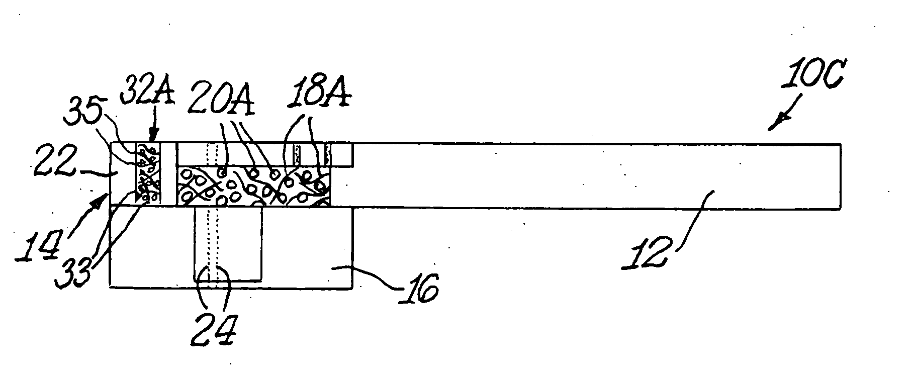 Cigarette with carbon on tow filter