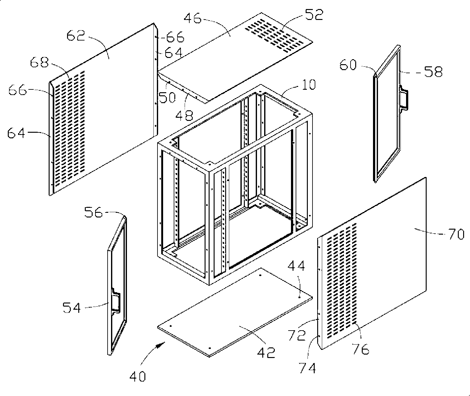 Machine cabinet