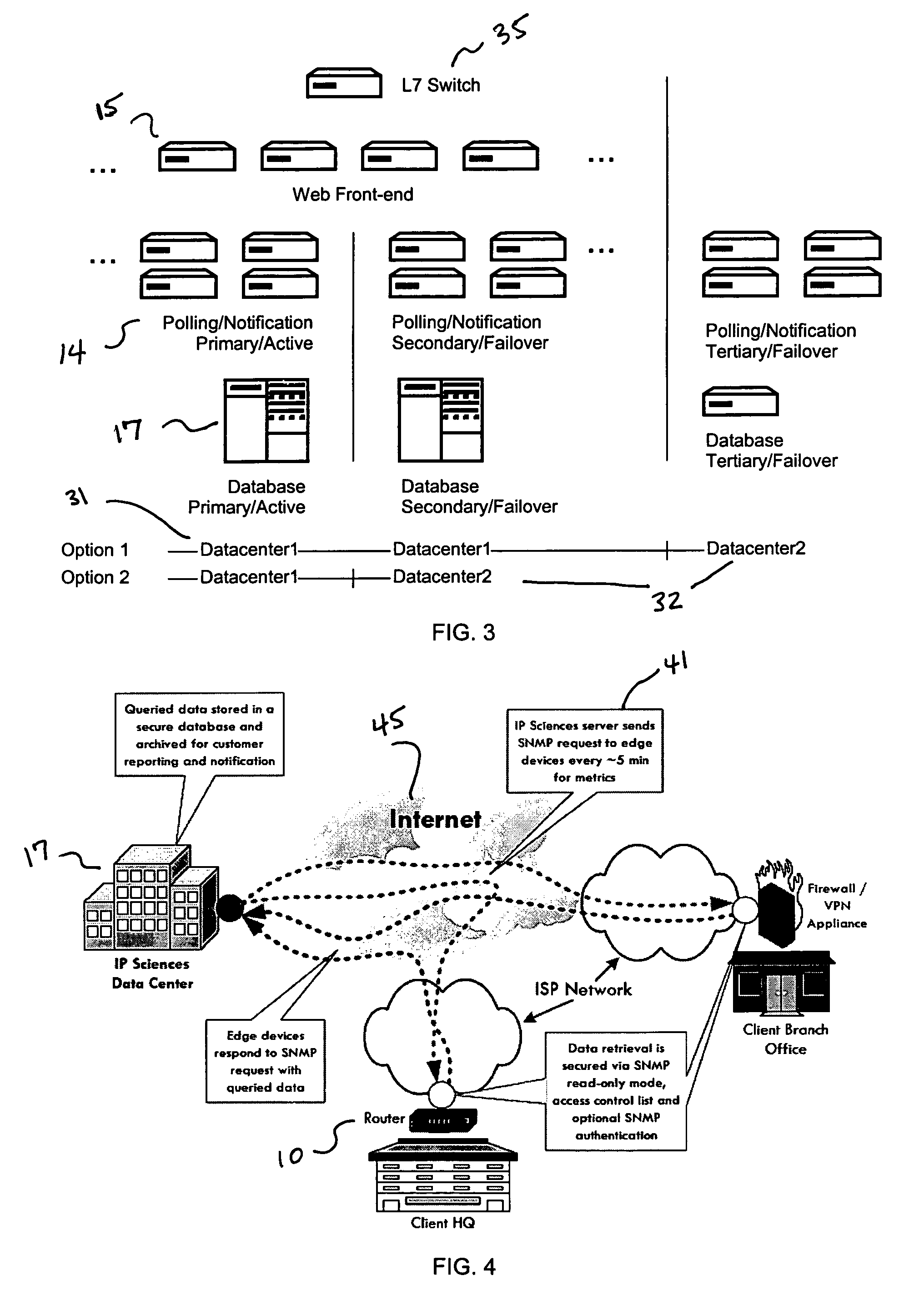 System and method for monitoring global network performance