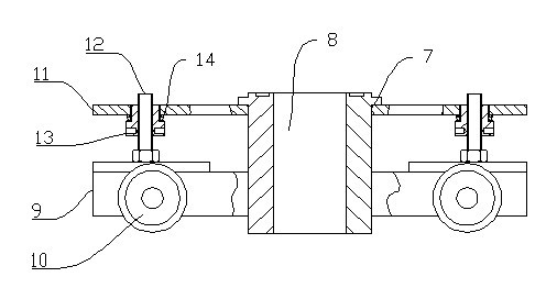 Press-mounting machine for assembling rollers of belt conveyor