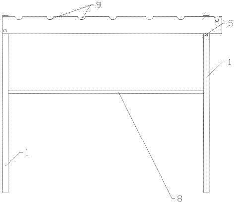 Zinc oxide arrester on-site leakage test support frame