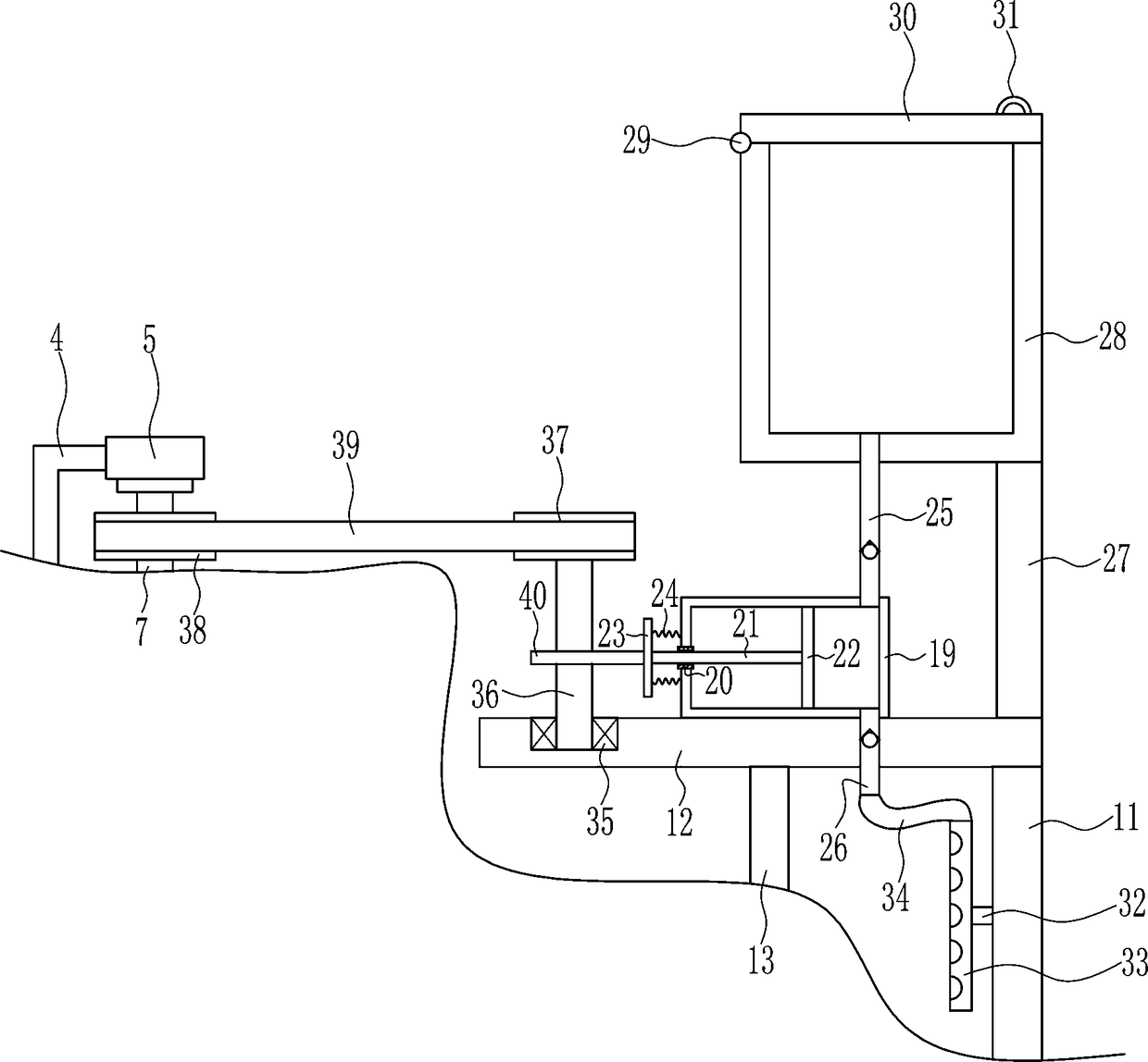 Recycling device for used plastic syringe for medical injection