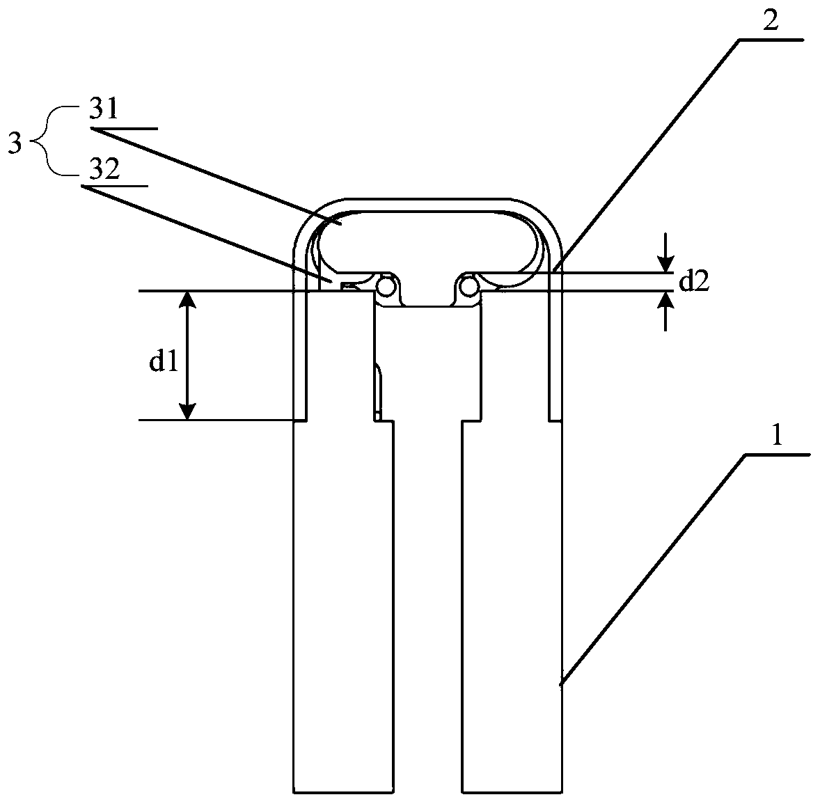 Screen body supporting device and foldable flexible display device