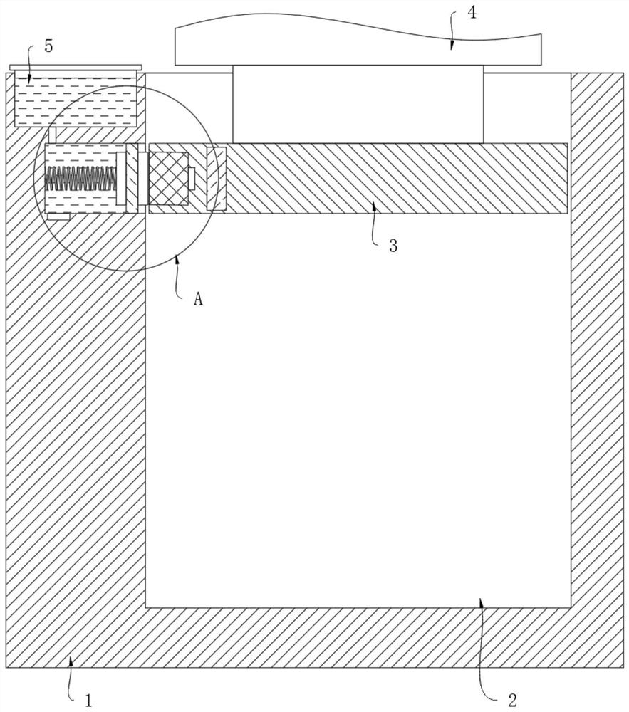 An anti-fatigue power connection structure for lifting charging pile