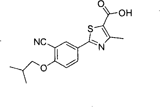 Method for preparing febuxostat intermediate